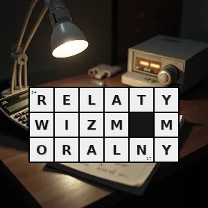 Hasło krzyżówkowe pogląd że istnieje wiele systemów wartości i żaden z nich nie jest systemem absolutnie najlepszym więc różne kultury są uprawnione do stosowania różnych systemów - relatywizm moralny – rozwiązanie, synonimy, podpowiedzi i definicje krzyżówkowe